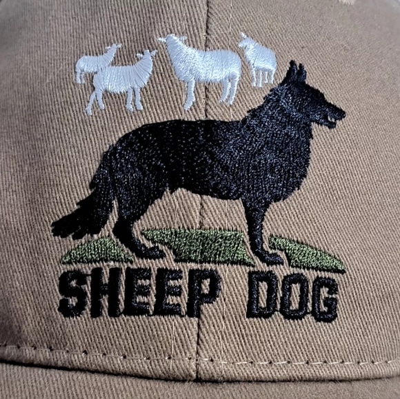 Baseball Hat Cap Sheep Dog Low Profile Coyote Brown Embroidered Rothco Casual - Picture 2 of 7